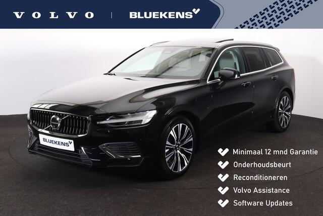 Volvo V60 ge AWD Ultra Bright - Panorama/schuifdak - IntelliSafe Assist & Surround - 360º Camera - Harman/Kardon audio - Adaptieve LED koplampen - Verwarmde voorstoelen, stuur & achterbank - Parkeersensoren voor & achter - Elektr. bedienb. voorstoelen met