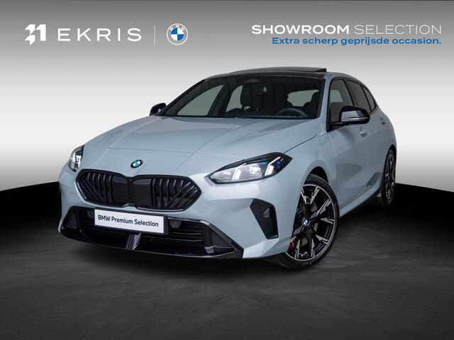 BMW 1 Serie rtpakket Pro | Premium Pack | Glazen panoramadak | Driving Assistent | 19 inch | Stuurwielverwarming | M Sportremsysteem Rot | M Adaptief onderstel