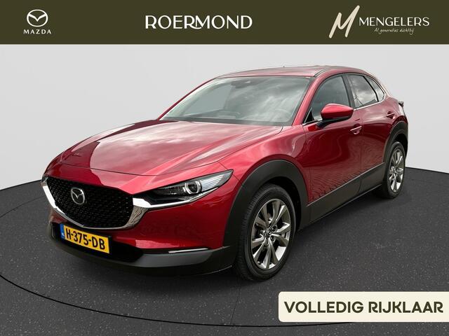 Mazda CX-30 tiv-X 180 PK M Hybrid Luxury | NL-Auto | Apple Carplay-Android Auto | Navigatie | Camera | Adaptieve Cruise Control | Lederen Bekleding | Stuurwiel en Stoel Verwarming
