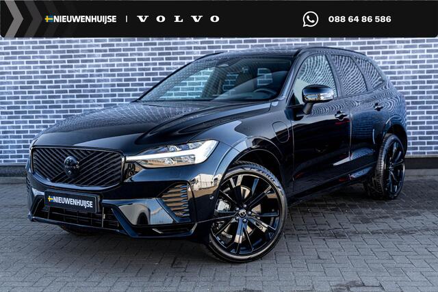 Volvo XC60 g-in hybrid AWD Ultra Black Edition | Facelift | Trekhaak | Harman Kardon Audio | Head-up Display | 360 Graden Camera | Panoramadak | Lichtmetalen Velgen 21 inch | Elektrisch Verstelbare Voorstoelen | Keyless Entry | BLIS