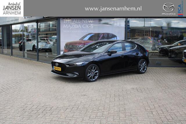 Mazda 3 e-SkyActiv-G 122 M Hybrid 122 Comfort , Automaat, Adap.Cruise, Navi, Apple Carplay, LMV 18 Inch, Camera, PDC, HUD, Stuur/Stoelverwarming