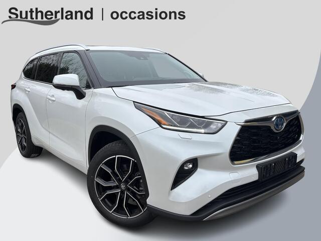 Toyota Highlander emium | 7p |  Panoramadak | 360 graden camera | Platinum Pearl White | Adaptieve cruisecontrol | JBL audio | Head up Display | Stoelverwarming | Achterbank verwarmd