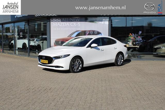 Mazda 3 .0 e-SkyActiv-G 150 M Hybrid Sportive , Navi, Clima, Adap.Cruise, Stoel/Stuurverwarming, LMV 18 Inch, HUD, PDC, LKA,