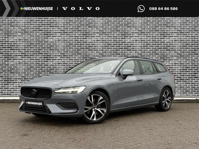 Volvo V60 ial | Google Maps navigatie | Trekhaak | Parkeersensoren Voor + Achter | Achteruitrijcamera | Sport pack | Draadloze telefoonlader | Apple Carplay / Android Auto | 18" velgen |