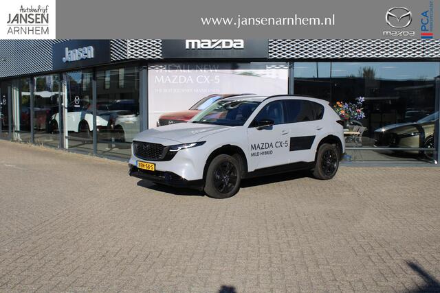 Mazda CX-5 CTIV G 141 M HYBRID Homura , Demovoordeel ¤ 1.000-, Leder, Adap.Cruise, Navi, Apple Carplay, 360 Camera, Bose, PDC, HUD, Stoelverwarming/ventilatie, 19" LMV