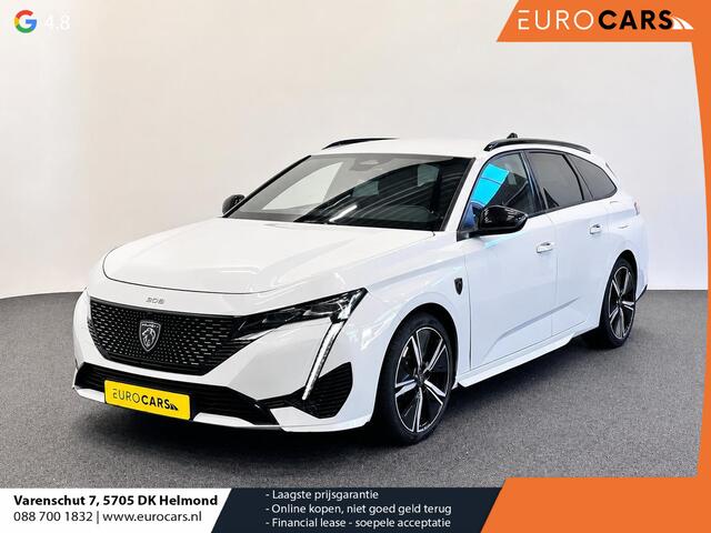 Peugeot 308 in Hybrid 225 GT Navigatie Apple Carplay/Android Auto Camera Parkeersensoren Adaptive Cruise Control Stoelverwarming FULL LED Climate Control Virtual Cockpit Lichtmetalen velgen