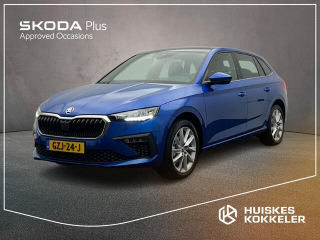 Skoda Scala ition 1.0 TSI 110pk DSG Automaat Adaptive cruise control, Panoramadak, Navigatie, LED koplampen, Achteruitrijcamera, Parkeersensoren, App connect, DAB, Radio