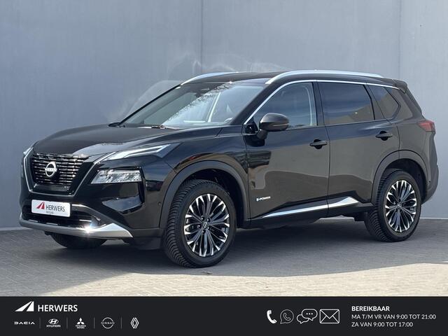 Nissan X-trail kna 4WD / Gratis vaste trekhaak 1800kg Trekgewicht / Fabrieksgarantie tot 01-2028 / Dealer onderhouden  / All Season banden / Stuur-, Stoel en Achterbank verwarming / Head Up Display / Elektrische achterklep / Rondomzicht camera / Adaptief C