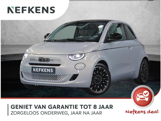 Fiat 500 id La Prima | NIEUW!! | Camera | Stoelverwarming | Climate Control | Panoramadak | Keyless Start | CruiseControl | Navigatie | AppleCarPlay/AndroidAuto |