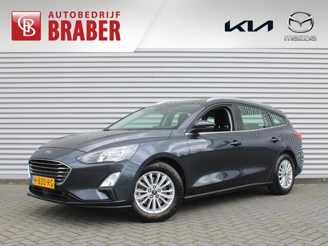 Ford Focus EcoBoost Titanium Business | Stuur-/stoel-/voorruitverwarming | Clima | Navi | Carplay | Parkeersensor v+a | LED | 16" LM | Cruise |