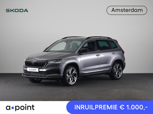 Skoda Karoq ltimate 1.5 TSI ACT 150 pk 7 versn. DSG | Wegklapbare Trekhaak | Travel Assist Pakket Plus | Virtual Pedal | 19 Inch Velgen Sagitarius Aero