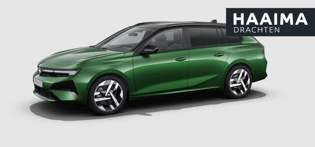 Opel Astra 8 kWh Ultimate | Adaptive Cruise Control | Elektrisch schuif/kantel dak | Stoelverwarming | Verwarmd stuurwiel | Alcantara bekleding | Navigatie | AGR stoelen | Massage | Matrix LED | 18'' Lichtmetalen velgen
