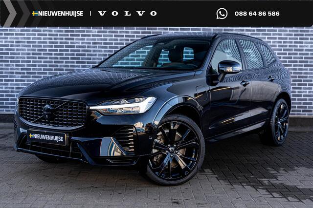 Volvo XC60 g-in Hybrid AWD Ultra Black Edition | PHEV Long Range | Trekhaak | 360 Graden Camera | Gelamineerd Glas | Panoramadak | Head-up Display | Cruise Control Adaptief | Harman Kardon Audio | Sportstoelen