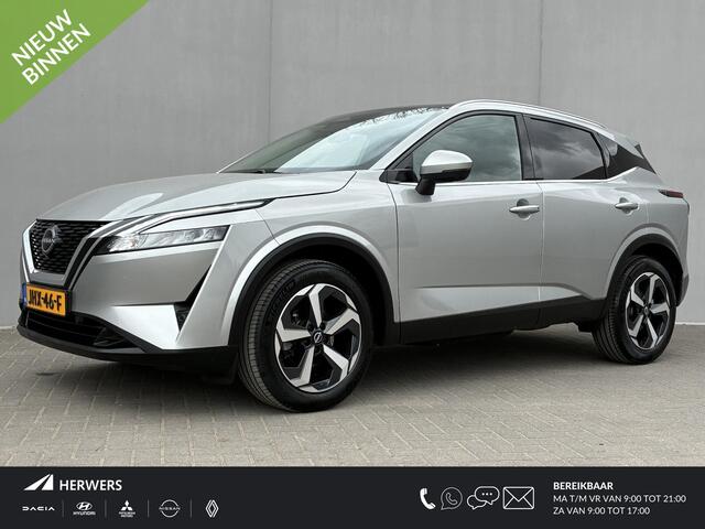 Nissan Qashqai necta / Panorama dak / Stoel-/Stuur-/Voorruitverwarming / Adaptieve Cruise Control / Trekgewicht 1.400KG / Achteruit-/360 Camera / Navigatie / Apple Carplay/Android Auto /