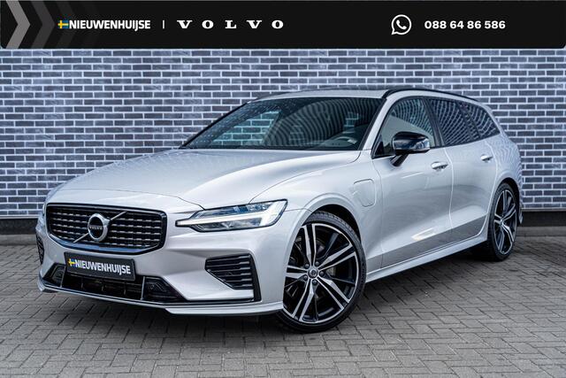Volvo V60 in Engine AWD R-Design | Plug-in Hybrid (PHEV) | Panoramadak | Head-Up Display | Harman Kardon Audio | Achteruitrijcamera | Stoelverwarming voor en achter | Navigatie | Keyless Entry | Lichtmetalen Velgen 19 inch