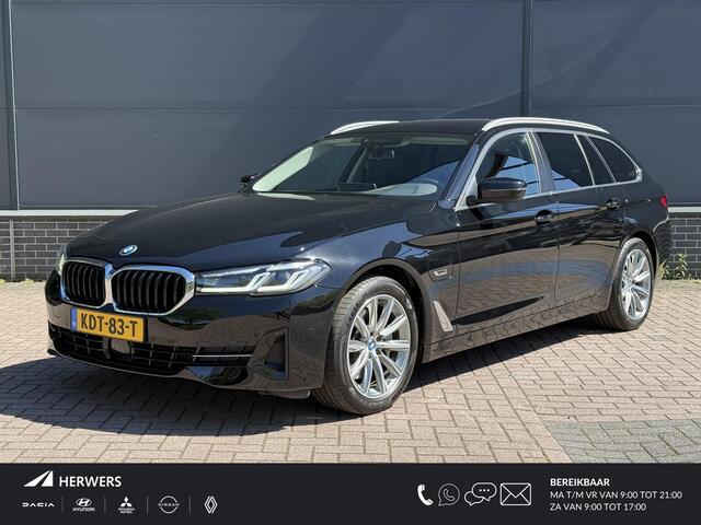 BMW 5 Serie e xDrive Executive / Elektrische trekhaak 2.000 kg / LED / Volledig Dealer Onderhouden / Leder / Apple Carplay/Android Auto / Camera / Navigatie / Stoel Verwarming / Zonne Wering / ACC /