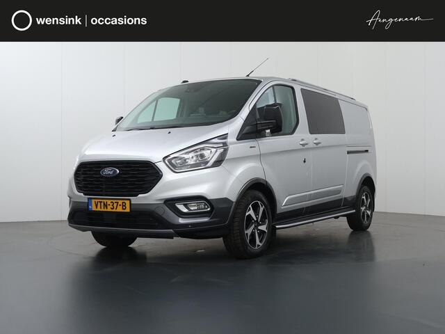 Ford Transit Custom 1 | Active | Dubbele Cabine | Schuifdeur L + R | Trekhaak | LM Velgen | Treeplanken | 5-zits | Parkeercamera | Navigatie