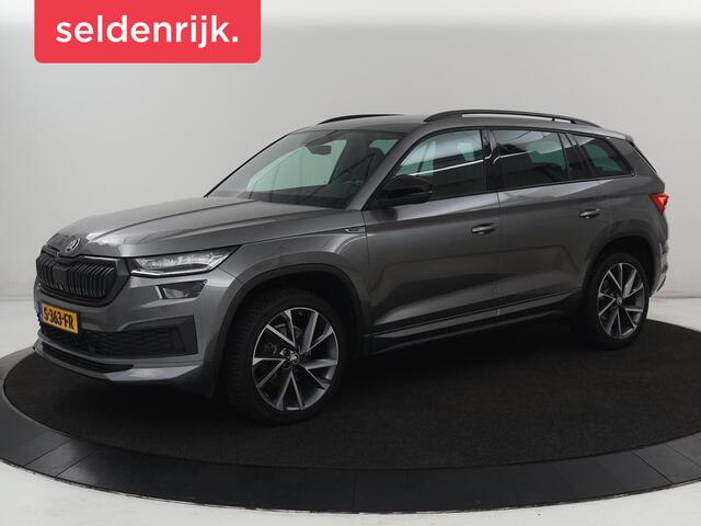 Skoda Kodiaq tline Business 7 Persoons | Stoelverwarming | Adaptive cruise | Alcantara | Matrix LED | Carplay | Keyless | Camera | Virtual Cockpit | Side Assist | Sfeerverlichting | Navigatie