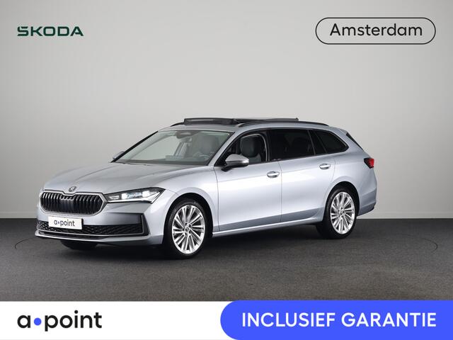 Skoda Superb Edition 1.5 TSI m-HEV 150 pk Automaat (DSG) | Verlengde garantie | Navigatie | Panoramadak | Parkeersensoren | Achteruitrijcamera | Stoelverwarming |