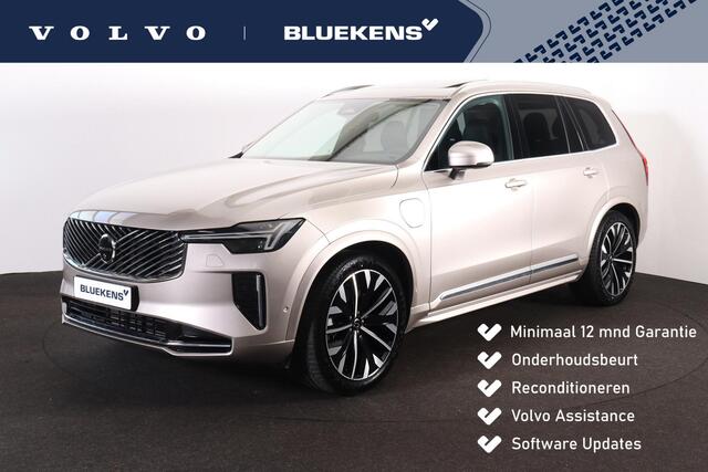 Volvo XC90 e AWD Plus Bright - Panorama/schuifdak - Luchtvering - IntelliSafe Assist & Surround - 360º Camera - Harman Kardon audio - Adaptieve LED koplampen - Verwarmde voorstoelen, stuur & achterbank - Parkeersensoren voor & achter - Elektr. bedienb. voo