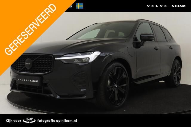 Volvo XC60 HYBRID AWD ULTRA BLACK EDITION -PANO.DAK|BOWERS&WILKINS|GEVENT.LEDER+MASSAGE|LUCHTVERING|360°CAM|PRIVACY.GLAS|HEAD-UP DISP.|21"
