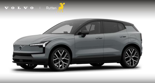 Volvo EX30 maat Single Ext. Range Plus Europa / Elektrische stoelen / Adaptieve cruise control / BLIS / Parkeersensoren met camera / Elektrische achterklep / 20" velgen / Google infotainment / Keyless entry
