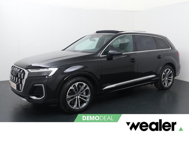 Audi Q7 e Advanced 55 TFSI e 394 PK | Bang & Olufsen 3D-sound | Stoelverkoeling | Trekhaak | Stuurwielverwarming | Panoramadak | Sfeerverlichting | Led-Verlichting | Luchtvering | Memory Seats | Leder |