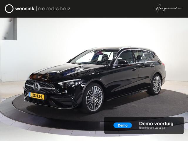 Mercedes-Benz C-Klasse olution AMG | 13-7-2026 Beschikbaar | Panoramaschuifdak | Dodehoekassistent | Memorypakket | 360° camera | Stoelverwarming |