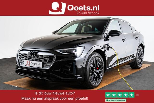 Audi Q8 ck e-tron 55 quattro Advanced Edition 115 kWh Panoramadak - Adaptieve Cruise Control - elektrisch verwarmde/verstelbare stoelen - Interieurvoorverwarming - B&O - Head up - Parkeerassistent -