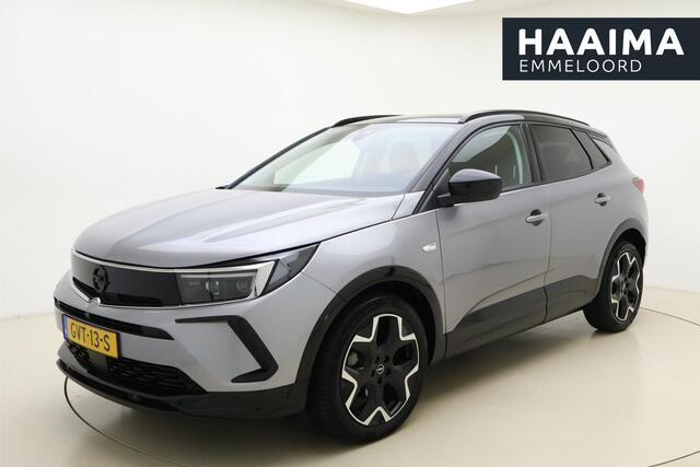 Opel Grandland k Automaat Hybrid GS | Alcantara | Navigatie | Elektrische achterklep | Matrix LED verlichting | Stoel- en stuurverwarming | Zwart dak