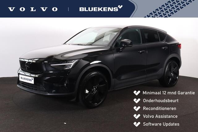 Volvo EC40 or Extended Range Ultra Black Ed. 82 kWh - Panoramadak - IntelliSafe Assist & Surround - 360º Camera - Harman Kardon audio - Verwarmde voorstoelen, stuur & achterbank - Parkeersensoren voor & achter - Elektr. bedienb. voorstoelen met geheugen li