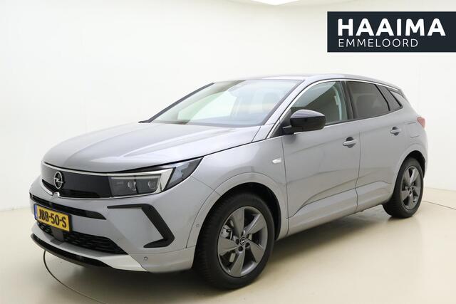 Opel Grandland k Automaat Plug-In Hybrid GS | Navigatie | Lederen bekleding | Stoelverwarming & ventilatie | Adapt. Cruise control | Camera | Keyless | Lichtmetalen velgen