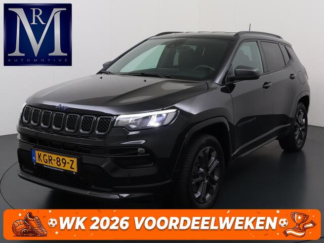 Jeep Compass Hybrid 80th Anniversary 4WD VAN: 26.900,- VOOR: 24.220,- UW WKVOORDEEL: 2.680,- | PHEV| ACHTERUITRIJCAMERA| ADAPTIVE CRUISE CONTROL| APPLE CAPLAY/ ANDROID AUTO|