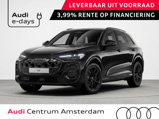 Audi Q5 on Competition e-hybrid 367 pk | Panorama-glasdak | Trekhaak, elektr. wegklapbaar | MMI bijrijdersdisplay | Geheugen bestuurdersstoel |