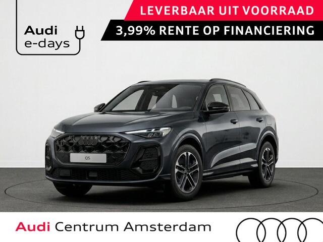 Audi Q5 on e-hybrid 299 pk | Panorama-glasdak | Techniekpakket plus | Trekhaak, elektr. wegklapbaar | Geheugen bestuurdersstoel |