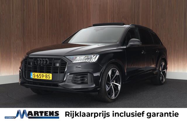 Audi Q7 e 381pk quattro Pro Line S Trekhaak 360Camera B&O Head-Up Keyless Virtual Cockpit Luchtvering Panoramadak 2x S-Line