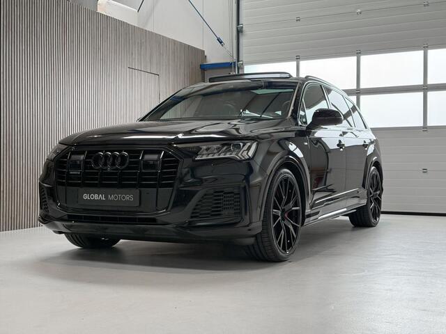 Audi Q7 e Quattro Competition - LUCHTVERING - PANORAMADAK - TREKHAAK - SFEERVERLICHTING - BOSE - ZWART OPTIEK - 360 CAMERA - STOELVERWARMING - ADAPT. CRUISE