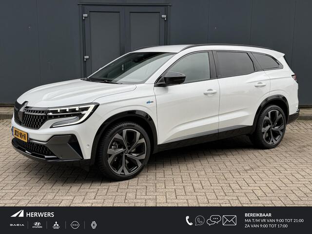 Renault Espace brid 200 esprit Alpine 7p. / Head-up display / 360° camera / stoelverwarming / adaptieve cruise control / keyless entry / elektrisch verstelbare stoelen / elektrische achterklep / draadloze oplader / LED koplampen / 20" velgen