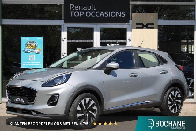 Ford Puma ost Hybrid Titanium CARPLAY Apple / Android auto | Voorruit en stuurwiel verwarming | Parkeersensoren | Half Lederen bekleding | All Season banden