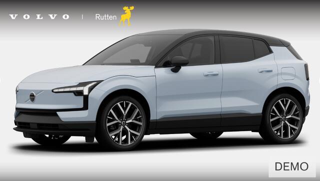 Volvo EX30 or Extended Range Plus Europa 69 kWh / Elektrische stoelen / Adaptieve cruise control / BLIS / Parkeersensoren met camera / Elektrische achterklep / 20" velgen / Google infotainment / Keyless entry