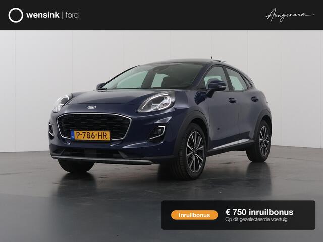 Ford Puma ost Hybrid Titanium | Trekhaak | Panoramadak | Winterpack | Cruise Control Adaptief | Parkeercamera | Climate Control |
