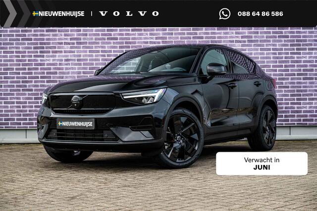 Volvo EC40 or Extended Range Ultra Europa Black Editon | Adaptieve Cruise Control | BLIS | Panoramadak | Harman / Kardon | Nubuck | 360 Camera | 20" | Memory | Elektrische Stoelen | Stoelverwarming voor & achter | Stuurverwarming |