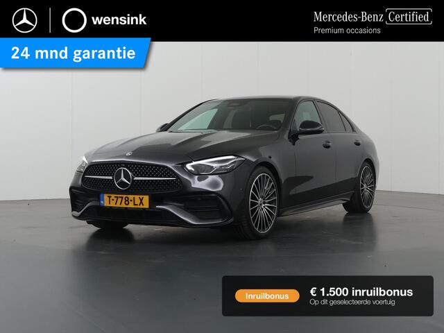 Mercedes-Benz C-Klasse Panoramadak | Multispaaks AMG velgen | Stoelverwarming | Achteruitrijcamera |