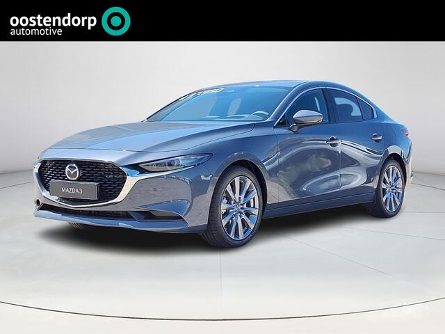 Mazda 3 kyActiv-G M Hybrid 150 Exclusive-line | DEMO VOORDEEL | BOSE-Premium Audio | Adaptief cruise control | 360 graden camera | getint glas | Stoel/stuur verwarming | Dode hoek assistentie |