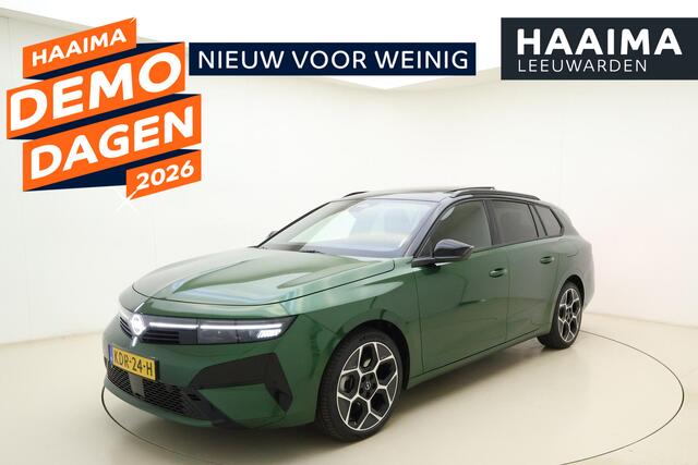 Opel Astra rer 1.6 Turbo Plug In Hybrid Ultimate | Nieuw model! | LED matrix | Panoramadak | Elektrische kofferklep | AGR stoelen | Camera | Stoelverwarming | Voorruitverwarming | Drive assist