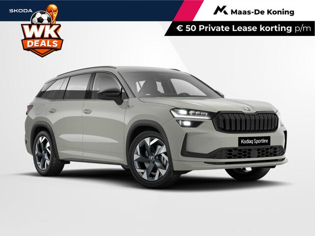 Skoda Kodiaq siness 1.5 TSI PHEV 150 kW / 204 PK | Steel Grey | 19'' tirsuli aero velgen | Trekhaak wegklapbaar | 4000,- inruilvoordeel!!