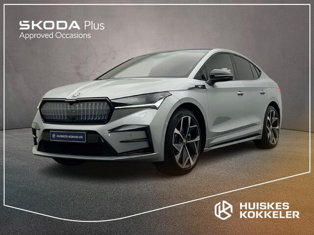 Skoda Enyaq iV 00pk Automaat Trekhaak, Panoramadak, Adaptive cruise control, Navigatie, Achteruitrijcamera, Elektrische achterklep, Stoelverwarming