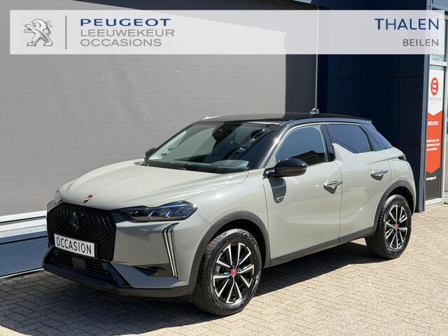 DS DS 3 bo 100 PK Performance Line DS3 | Facelift | Hoge Zitpositie | Navigatie via Telefoon | Parkeersensoren | Full LED Koplampen | Alcantara Bekleding | Zwart Dak | 17 inch Lichtmetalen Velgen | DAB+ Radio | Cruise Control | Digitaal Dashboard | Keyless