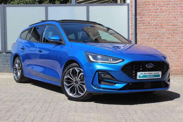 Ford Focus EcoBoost 155pk Hybrid ST Line X Navi, Pano, Haak, Driver Ass Pack, Leer, Winterpack, El. Klep, Volle auto!
