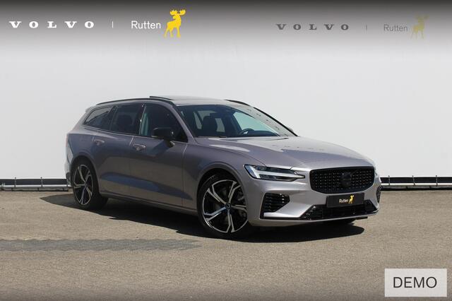 Volvo V60 Automaat Plug-in hybrid AWD Ultra Dark Adaptieve Cruise Control / Head-up display / Panoramisch schuif-kanteldak / Harman Kardon Audio / Blis / Google infotainment